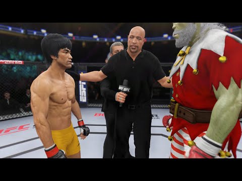 Bruce Lee vs. Santa Hulk - EA Sports UFC 4 - Dragon Fights 🔥🐲