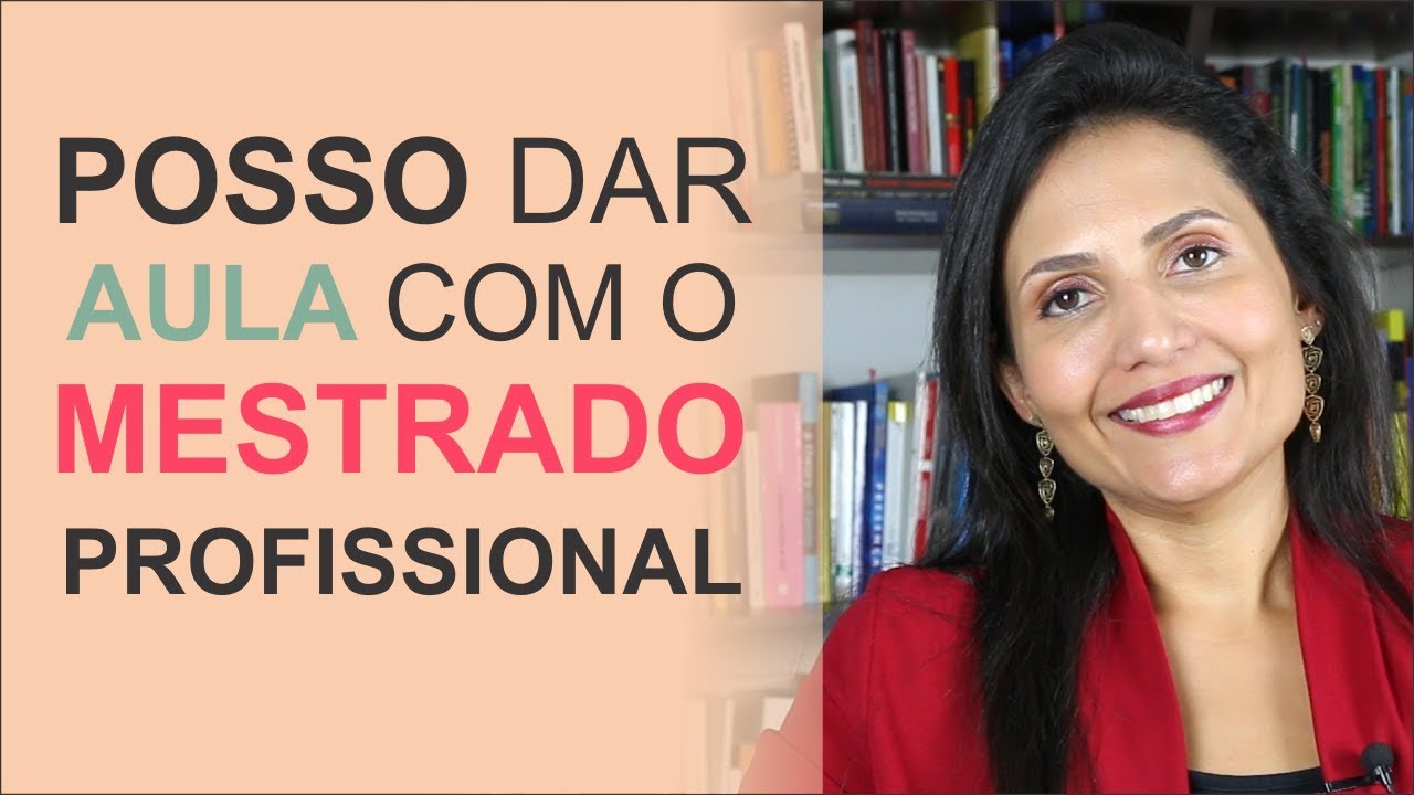 Posso dar Aula com o Mestrado Profissional? - Revista Científica Núcleo do Conhecimento
