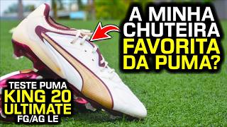 Melhor que FUTURE e ULTRA? - Teste chuteira campo Puma King 20 Ultimate FG/AG