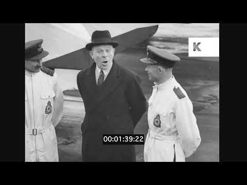 1939 France, Viscount Gort Visits General Gamelin, Allied Powers, WWII Alliance, 35mm