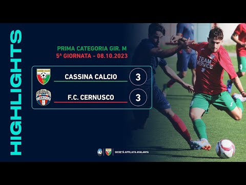 Cassina Calcio - F.C. Cernusco 3-3 | Gol & Highlights | Prima Categoria 2023/24