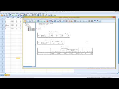 SPSS - t-Test (2 dependent, paired groups)
