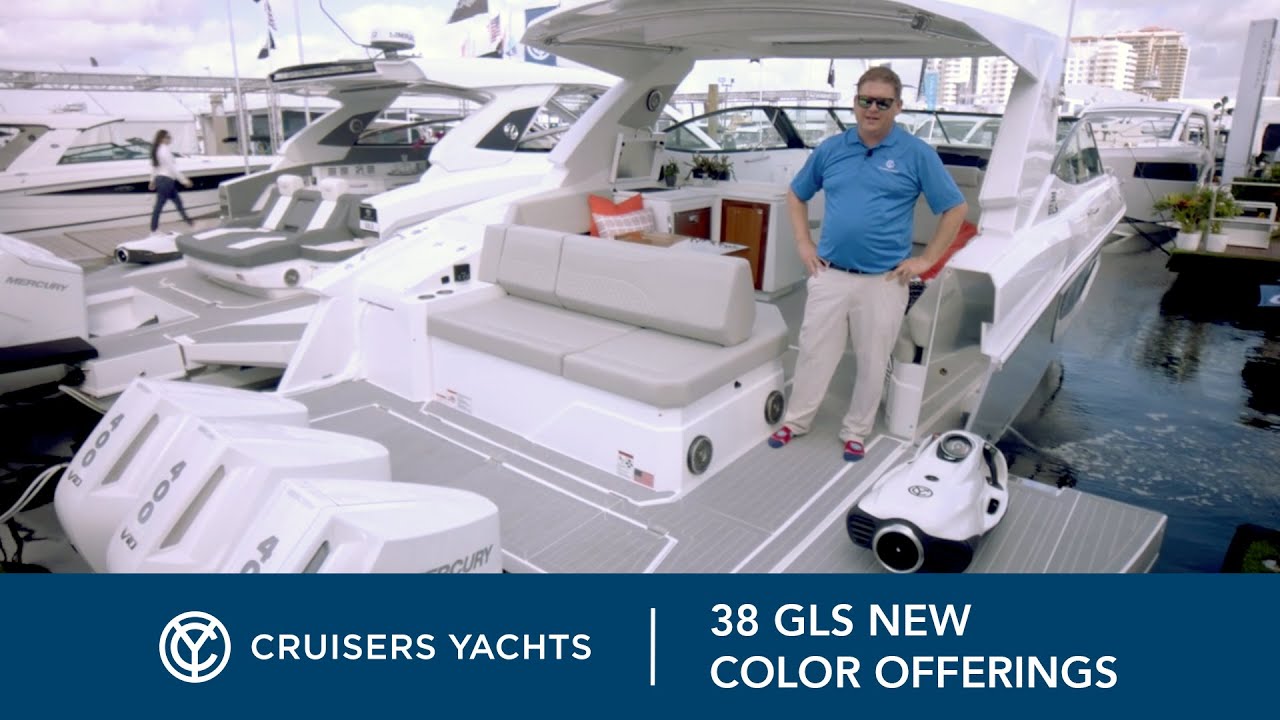 New Color Options | 38 GLS | Cruisers Yachts