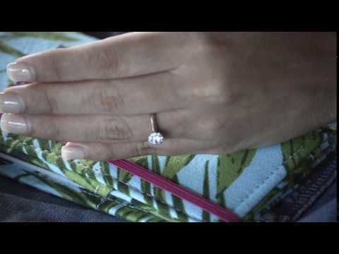 0.75 Carat Accented Solitaire Engagement Ring - TwoBirch TB-ENG-398-WG-B6I