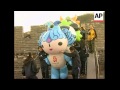 Children Fly Olympic Logo Kites At The Great Wall