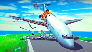 Pick A Seat To Survive Crazy Plane Crashes #14  | Emergency Landing in Besiege