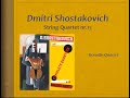 Shostakovich, String Quartet 15 - Video Score - Borodin Quartet
