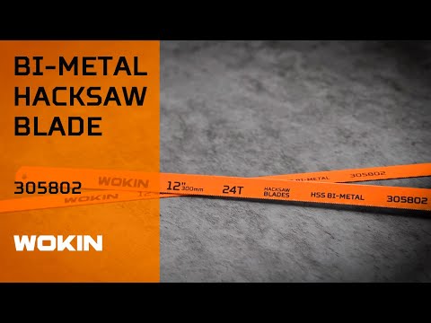 WOKIN Industrial Hacksaw Blades Replacement Bi-Metal Hacksaw Blades for Metal Cutting