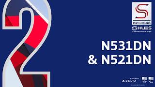Delta Air Lines N531DN Milano Cortina 'Team USA' w/ Cabin | iniBuilds A350 | Smart Decals video
