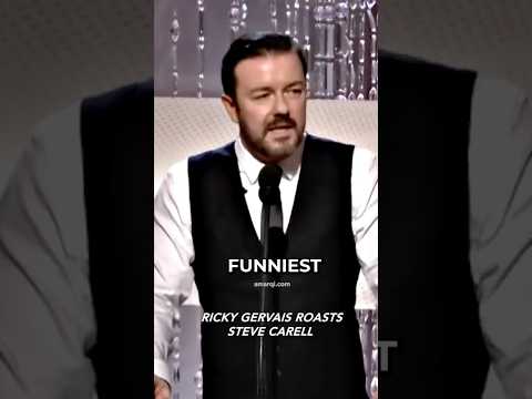 Ricky Gervais ROASTS Steve Carell