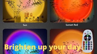SUNSET LAMP 16 Colours & 4 Modes, 2022 Review