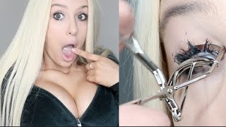 HOW I DID MY MAKEUP IN HIGHSCHOOL (I was a thot)