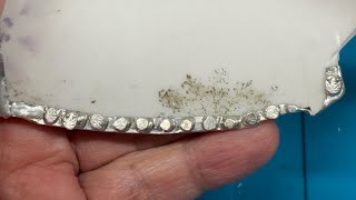 Creating FLAT Decorative Dots With Soft Solder