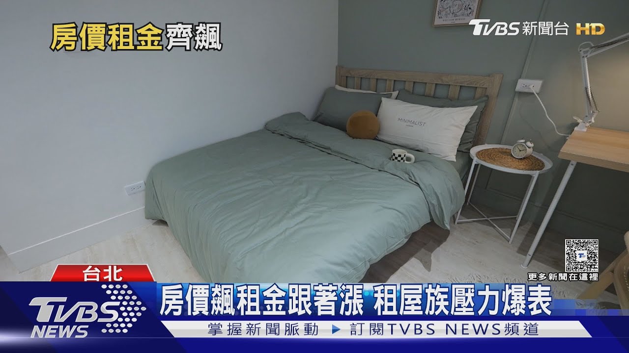 房價飆租金跟著漲 指數創高.租屋族壓力爆表