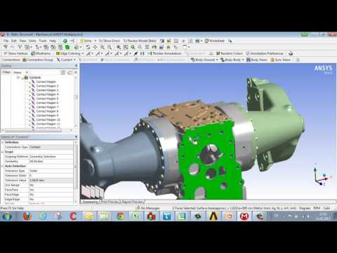 CADFEM Tutorial No 6 – How to Handle Contacts in ANSYS® Workbench™