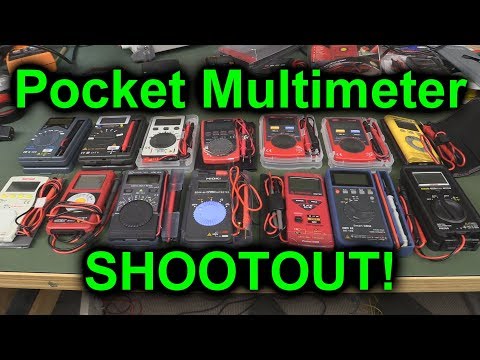 EEVblog #1083 - Pocket Multimeter Shootout