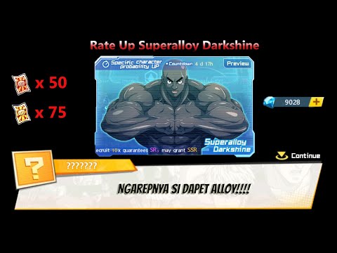 Rate Up Superalloy Darkshine, Gacha!!! Malah dapetnya ini!!! || One Punchman The Strongest Man
