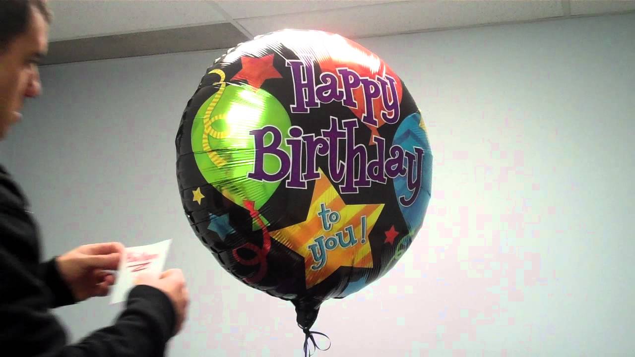 Magic Sticky Notes on balloon