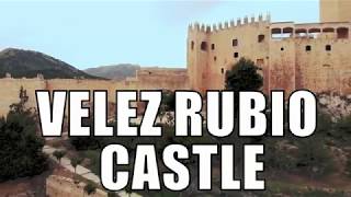 Scenic Drone flight over Velez Rubio Castle
