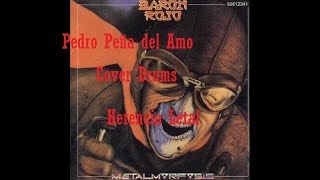 BARON ROJO-HERENCIA LETAL-1983-Pedro Peña Musicalia Azuqueca-Bateria-cover drums