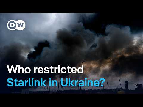 Starlink returns as Ukraine resumes strikes on Russian oil | DW News