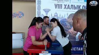 До 65 кг левая | Қол күрес | Женщины | Народные игры 2026 | 2026