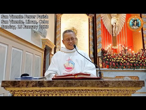 "Ang gahum sa Gamayng Bata" - 1/15/2023 Misa ni Fr. Ciano Ubod sa SVFP.