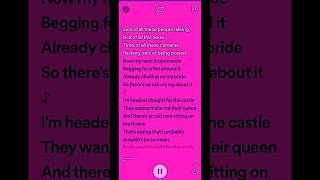 Castle|Halsey #fyp #fypシ #viral #lyrics #castle #spotify