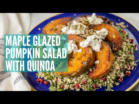 Maple Glazed Pumpkin Salad with Quinoa | GCBC14 Ep60