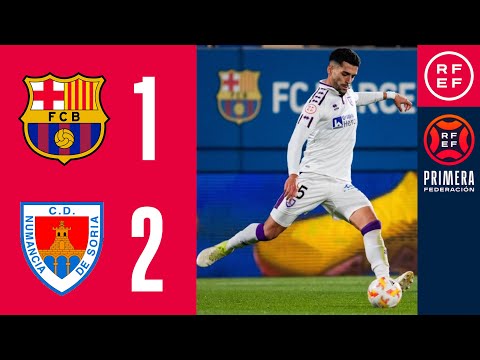 RESUMEN #PrimeraFederación | Barça Atlètic 1-2 CD Numancia | Grupo 2 | Jornada 13