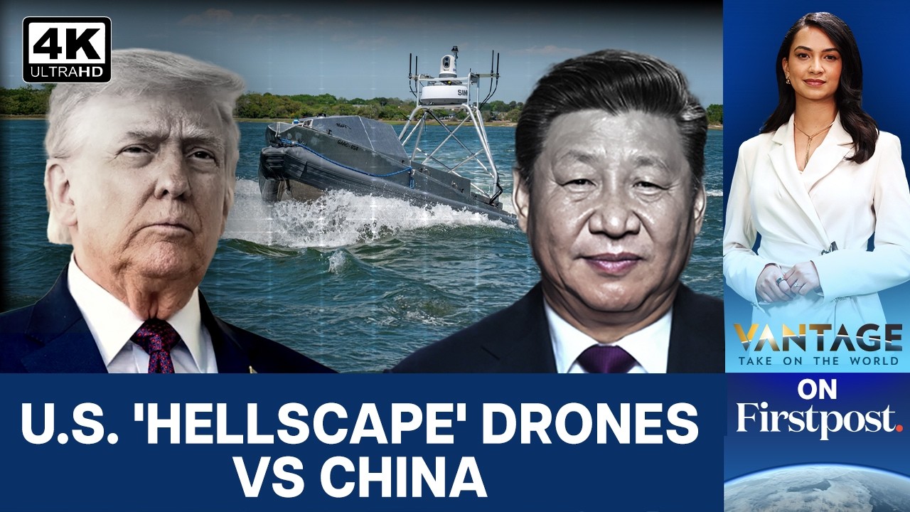 Can Trump’s 'Hellscape' Drone Swarms Stop China ? US Drone Strategy for Taiwan |Vantage on Firstpost