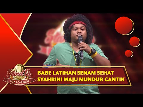 Senam SKJ Dipimpin Babe Cabita dengan Lagu Maju Mundur Syantik dari Syahrini - LKS