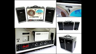 Video thumbnail for 1970's SONY TC-252 Four Track Stereo Reel to Reel Tape Recorder by Itemz Audio