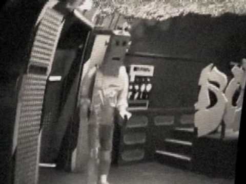 cctv footage of Robotmen entering Bongo Club