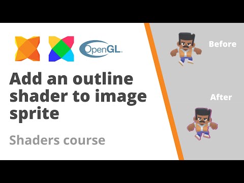 10. Adding a border / outline to a HaxeFlixel spite using a shader - Shader Course