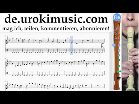 Blockflötenunterricht B. Ariana Grande - Break Free Teil#1 um-995