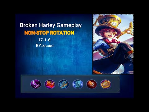 HARLEY Gameplay | Top Global Harley By zεcкσ ☛ Blue Dragon ml