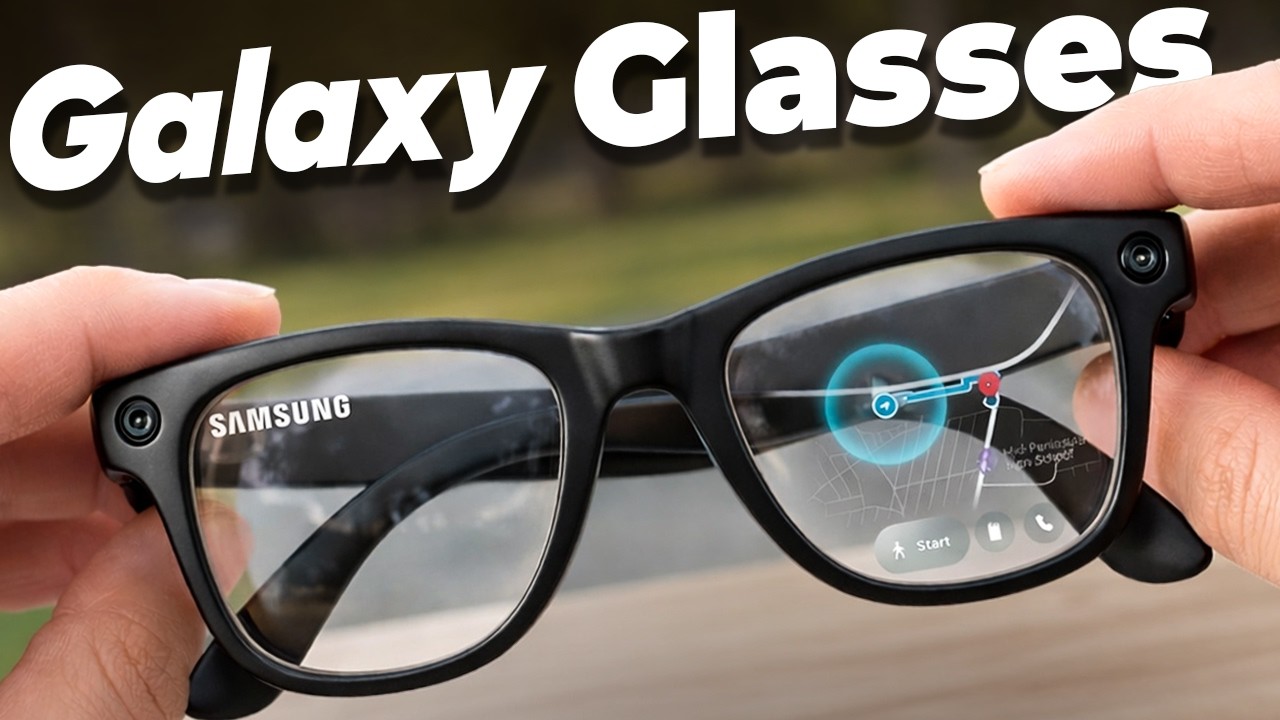 Samsung Galaxy Glasses leaked design showing slim frame and camera module