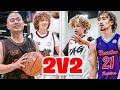 Trash Talking 2v2 Basketball, Kenny & Nelson Neumann Vs Noah & Niles Neumann!