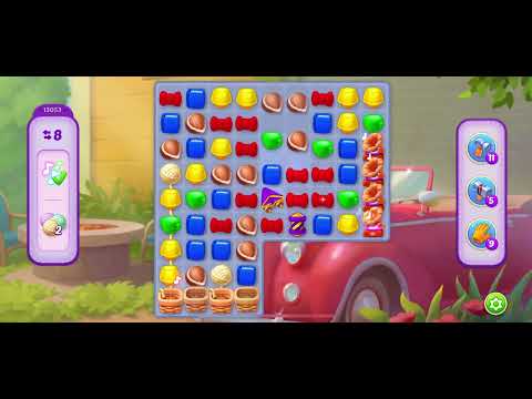 Homescapes level 13053 - no booster gameplay