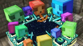 Minecraft But Slimes Beat the game for you...