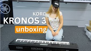 Video thumbnail for Korg Kronos 3 Unboxing & First Look at Korg’s Flagship Workstation by ePianos.co.uk