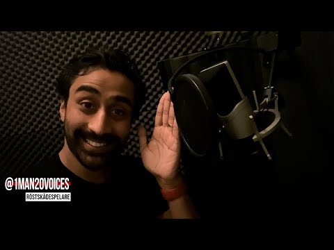 Röstskådespelare med hemmastudio | Christian Hedlund | 1man20voices.com