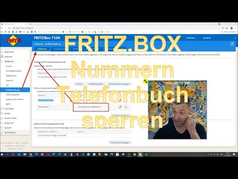📞 Fritzbox Telefonbuch sperren bei vielen Anrufer Nummern. Anleitung: Rufbehandlung Rufsperren
