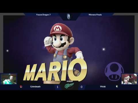 [FD7] Losers Quarters - Grimdeath (Roy, Cloud) vs 9Volt (Wii Fit Trainer, Mario) - SSB4 Singles