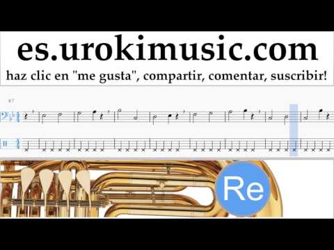 Como Tocar Tuba Lukas Graham - 7 Years Tablatura Parte#1 ejercicios um-i927