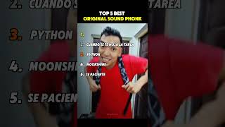 Top 5 best original sound phonk 💀 #python #moonshine #phonk #funk #viral
