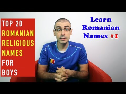 Top 20 Romanian Religious Names for Boys | Learn Romanian Names #1