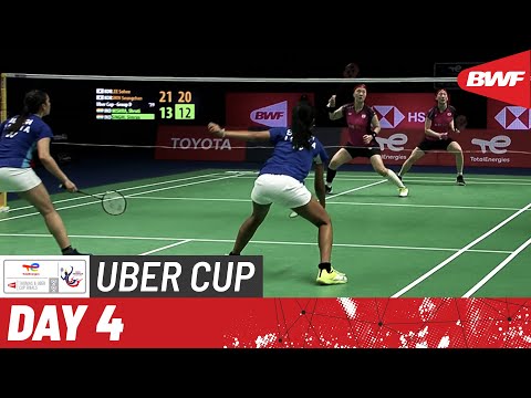 BWF Uber Cup Finals 2022 | Korea vs. India | Group D