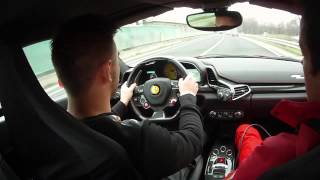 preview picture of video 'Ferrari 458 Italia Spider - Test Drive Maranello'